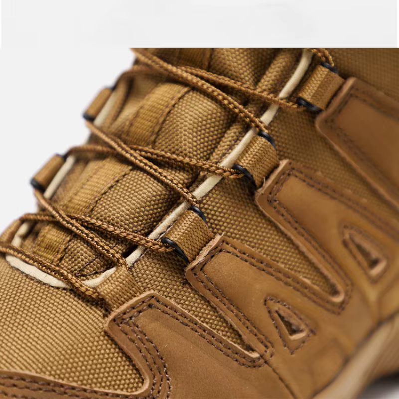 Bottes tactiques militaires imperméables pour hommes, chaussures de sécurité pour le travail dans le