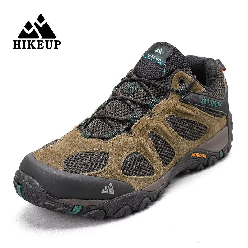 HIKEUP-Chaussures de Randonnée Respirantes Résistantes aux Éclaboussures pour Homme, pour l'Escalade