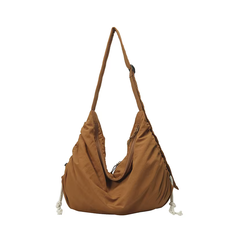 Oxford couleur unie grande capacité fourre-tout décontracté fermeture éclair sacs polyvalents femme 