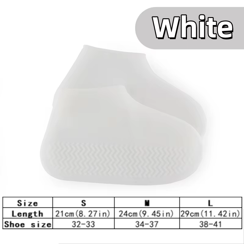 Couvre-chaussures imperméables en Silicone, réutilisables, antidérapants, bottes de pluie en caoutch