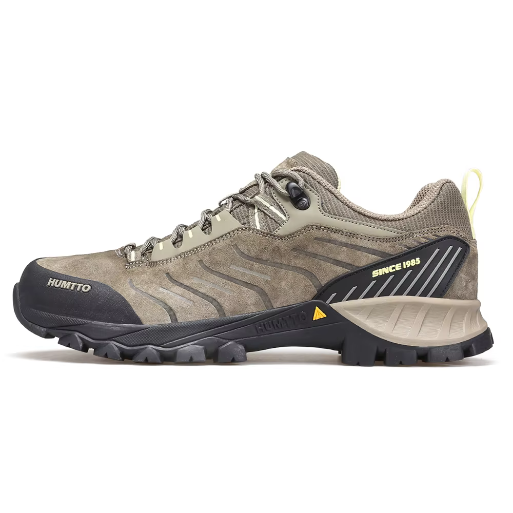 HUMTTO-Chaussures de randonnée en cuir véritable pour hommes, baskets d'escalade et de trekking, bot