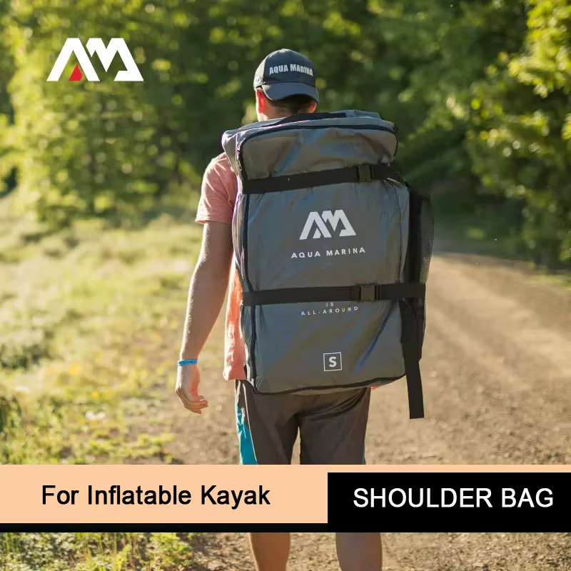 Sac à dos gonflable pour kayak, taille S M, fermeture éclair, sangle rembourrée, accessoire de planc