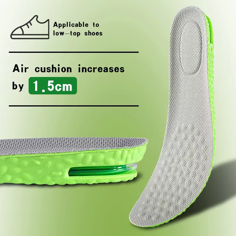 Semelle intérieure pour hommes et femmes, 1 paire, chaussures en croissance, qualité, sport, absorpt