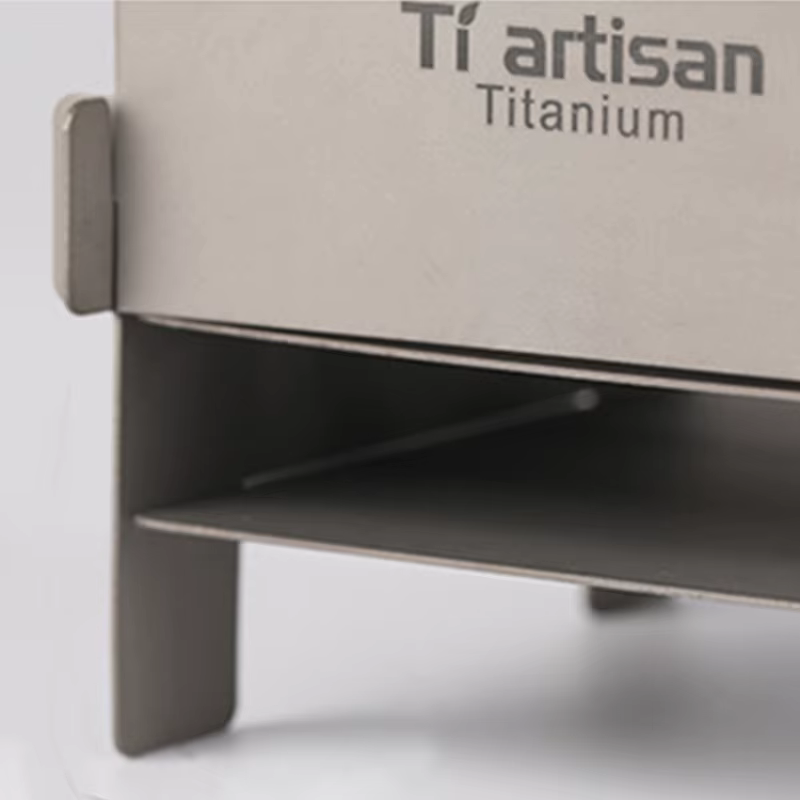 Tiartisan-Poêle à bois pliante en titane EDC, DCBurners, Ustensile de cuisine portable ultraléger, W