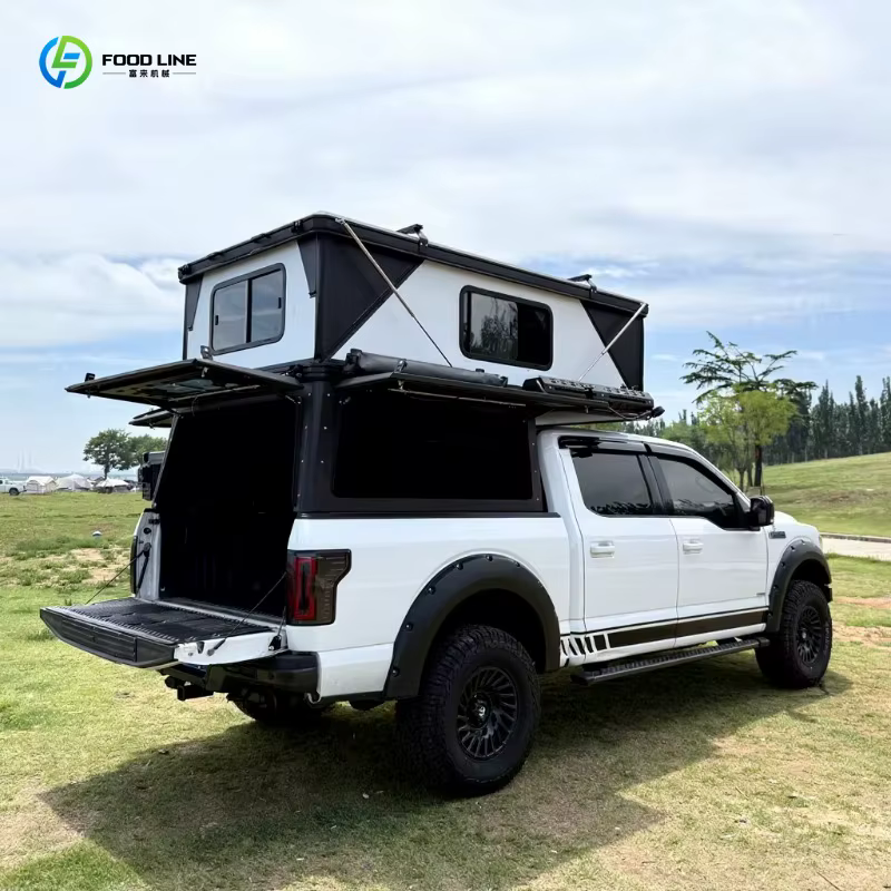 Tente de toit rétractable personnalisée haute résistance à coque rigide pour pick-up Ford en alumini