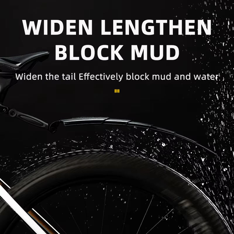 ROCKBROS garde-boue de vélo ensemble de garde-boue de vélo élargir allonger avant/arrière garde-boue