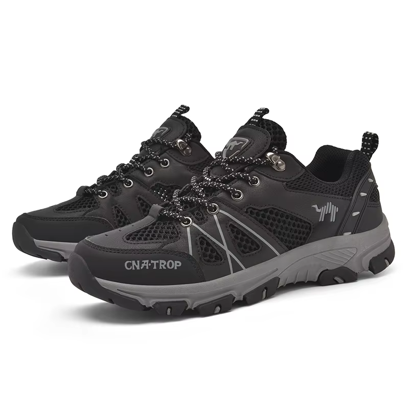 Chaussures de randonnée pour hommes, chaussures de sport simples en maille respirante, chaussures de