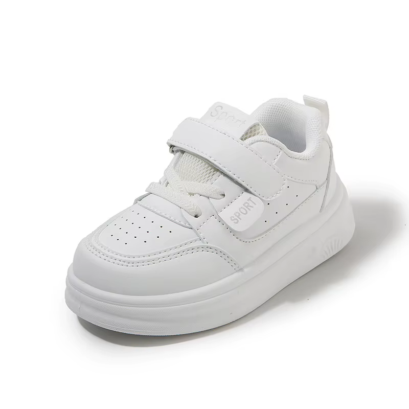 Nouveaux enfants blanc école Tennis chaussures garçons filles polyvalent enfant baskets gros école c