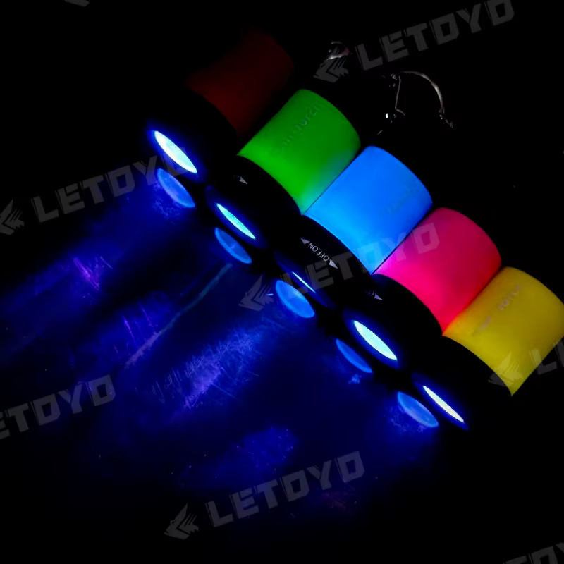 LETOéquilibre-Mini lampe de poche LED étanche aste portable, lampe de poche USB UV, gabarit de calma