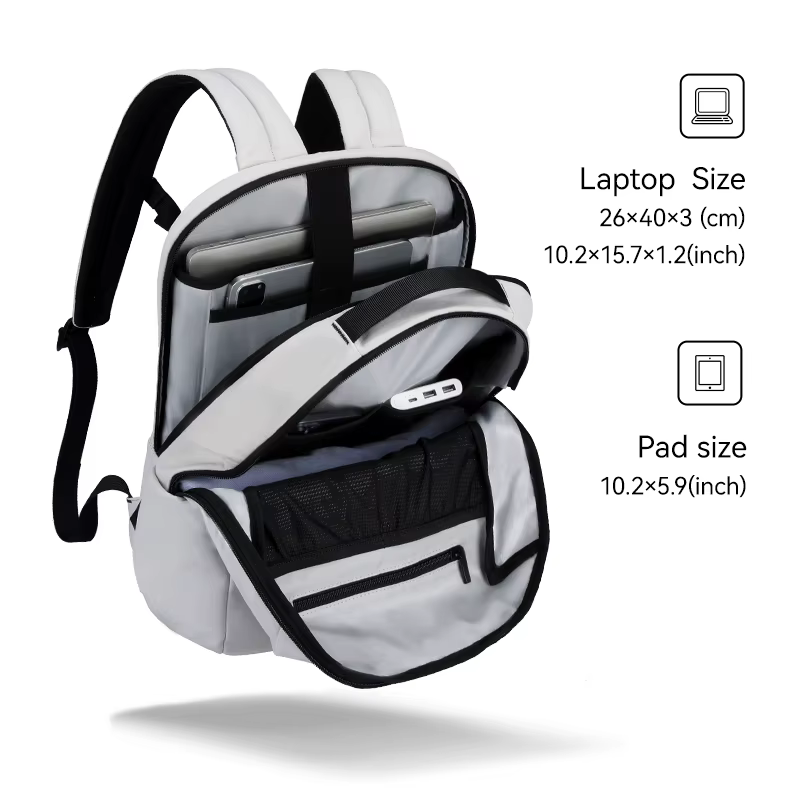 Sac à dos léger multi-poches pour ordinateur portable MARK RYDEN, sac d'affaires 15,6 pouces