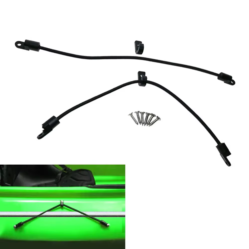 Support de pagaie élastique de Kayak, 2 pièces, Kit de garde de pagaie de canoë, accessoire de gréem