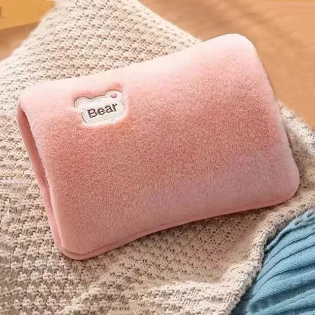Bouillotte électrique aste, chauffe-mains mignon, prise UE, compresse chaude réutilisable, coussin c