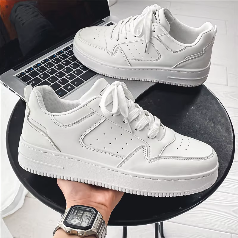 Chaussures pour hommes classique noir blanc baskets mode Tenis chaussures d'entraînement pour hommes