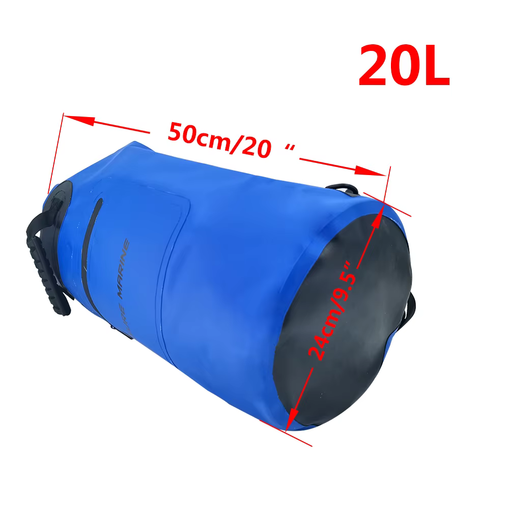 Sac étanche flottant et léger pour kayak, canotage, escalade, pique-nique, bleu