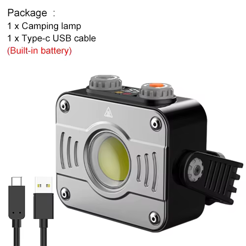 Asafee-Lampe de camping COB LED sous LM Tiki, lumière chaude blanche à gradation continue, IPtage ét