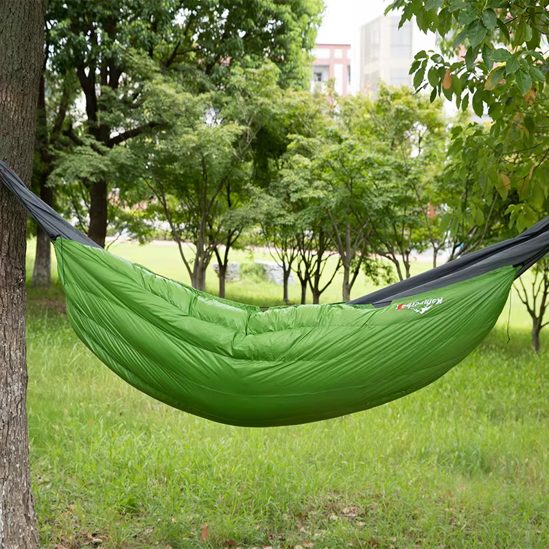 Kamperbox hamac couette vers le bas couette sous-couette sac de couchage vers le bas hamac sous coue