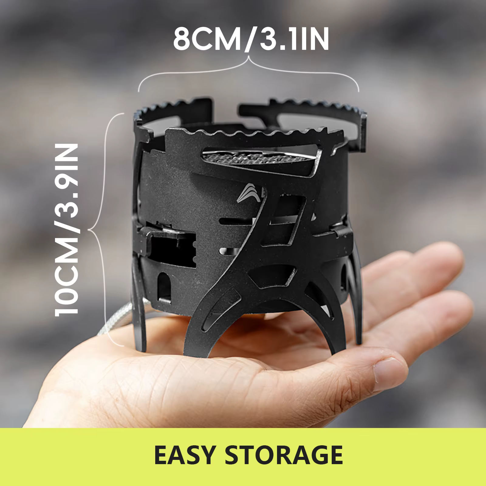 BISINNA Camping brûleur infrarouge extérieur Mini poêle 3600W haute puissance ultraléger pliant brûl