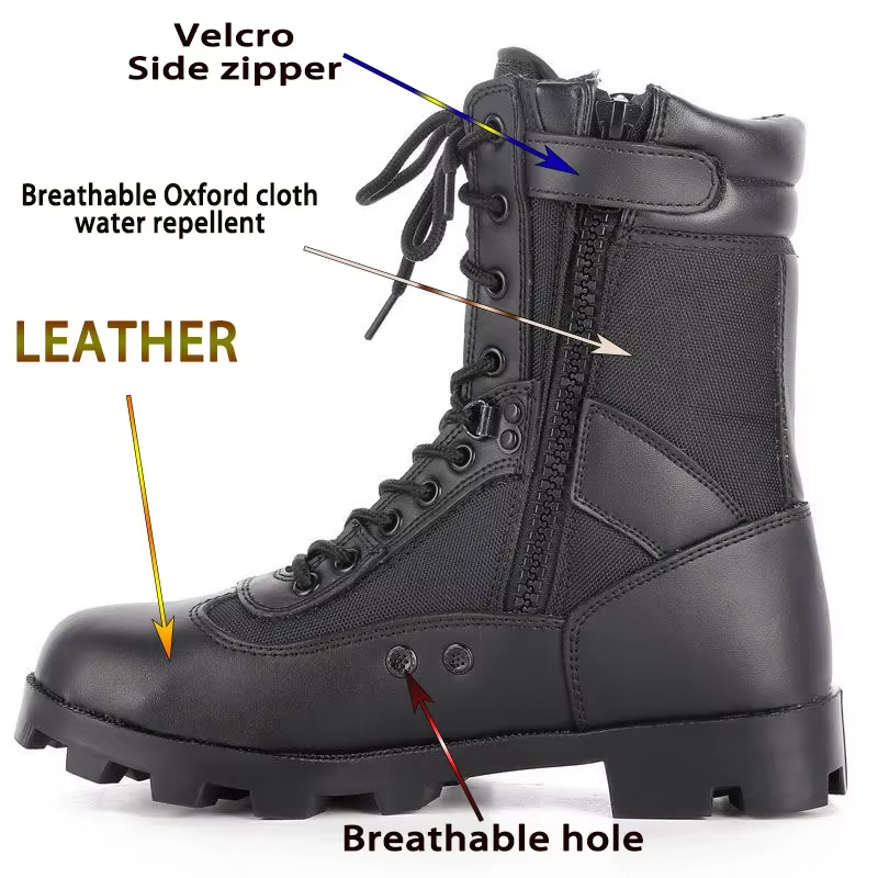 LAHORS ®   Cuir homme bottes tactiques Sport chaussures de randonnée en plein air cheville désert Co