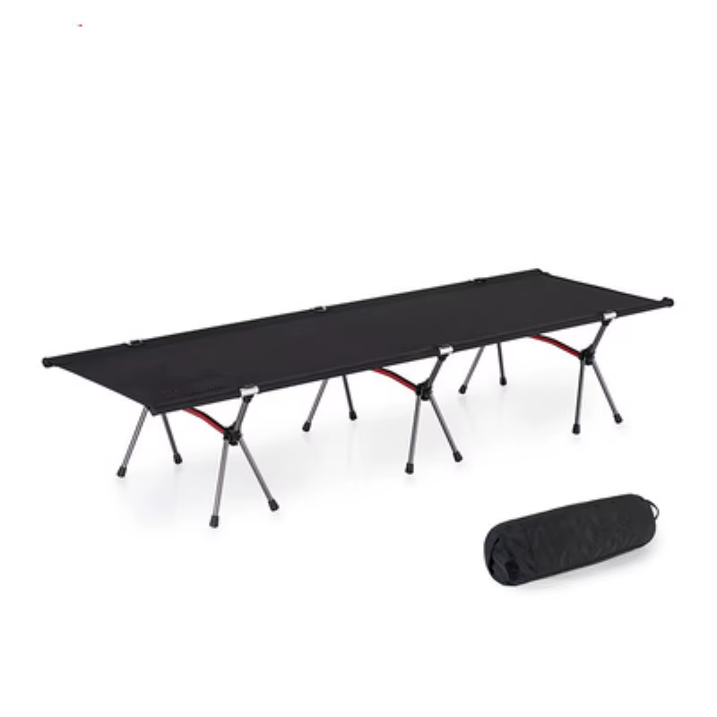 Lit de camping pliable, hauteur réglable, lit léger, lit de tente, avec sac de rangement, confortabl