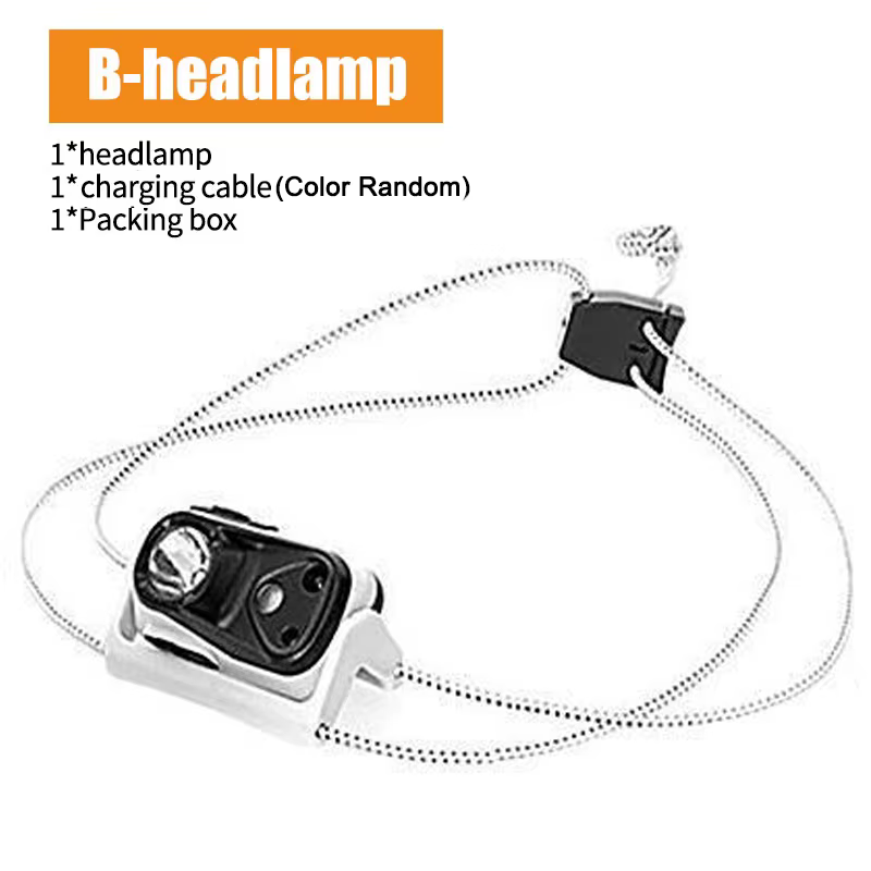 Portable XPG phare capteur phare Mini lampe de poche USB Rechargeable haute luminosité 4 Modes nuit 