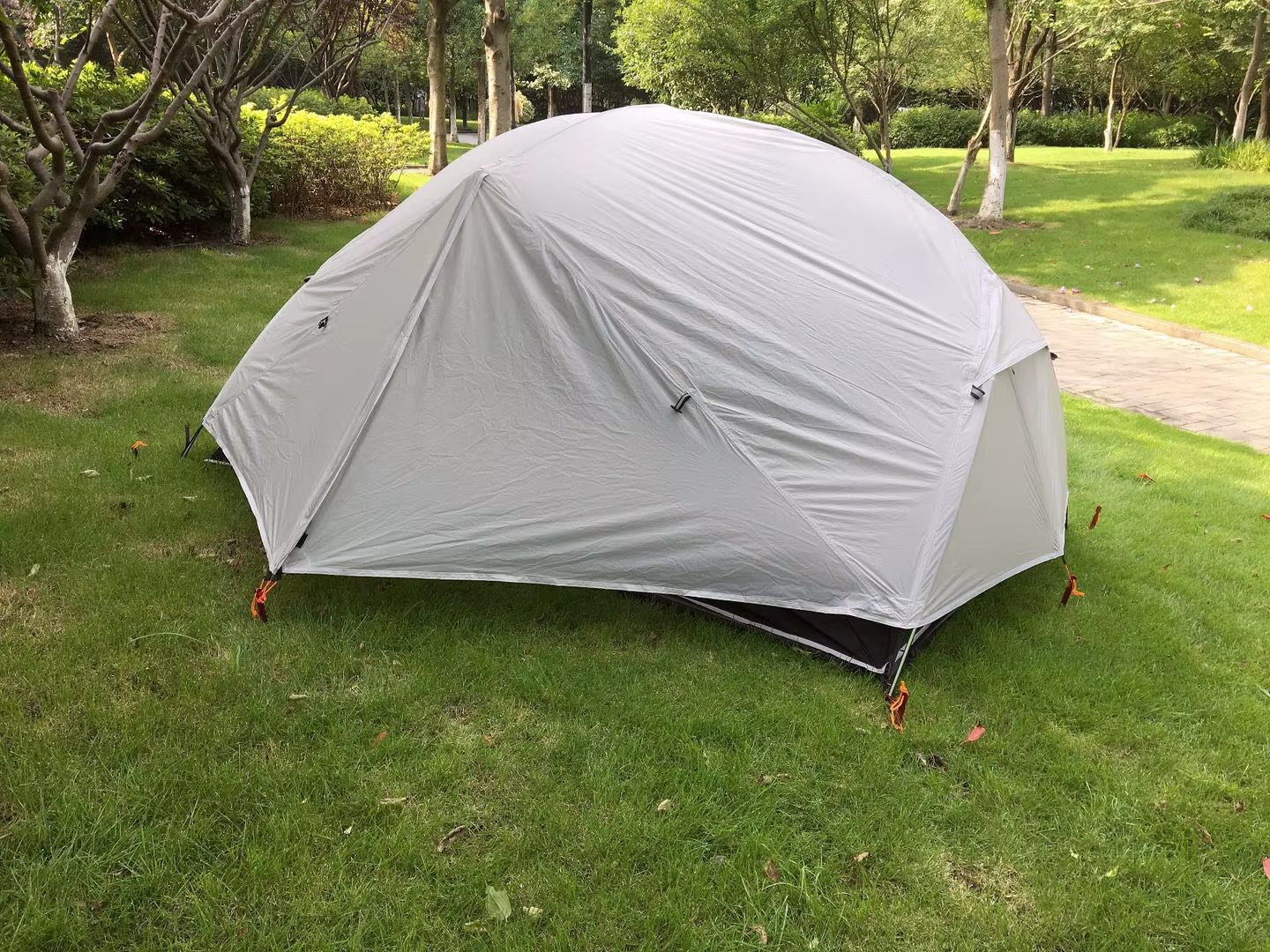 Tente de randonnée enduite de silicone, légère pour le camping en plein air 4 saisons, la randonnée,