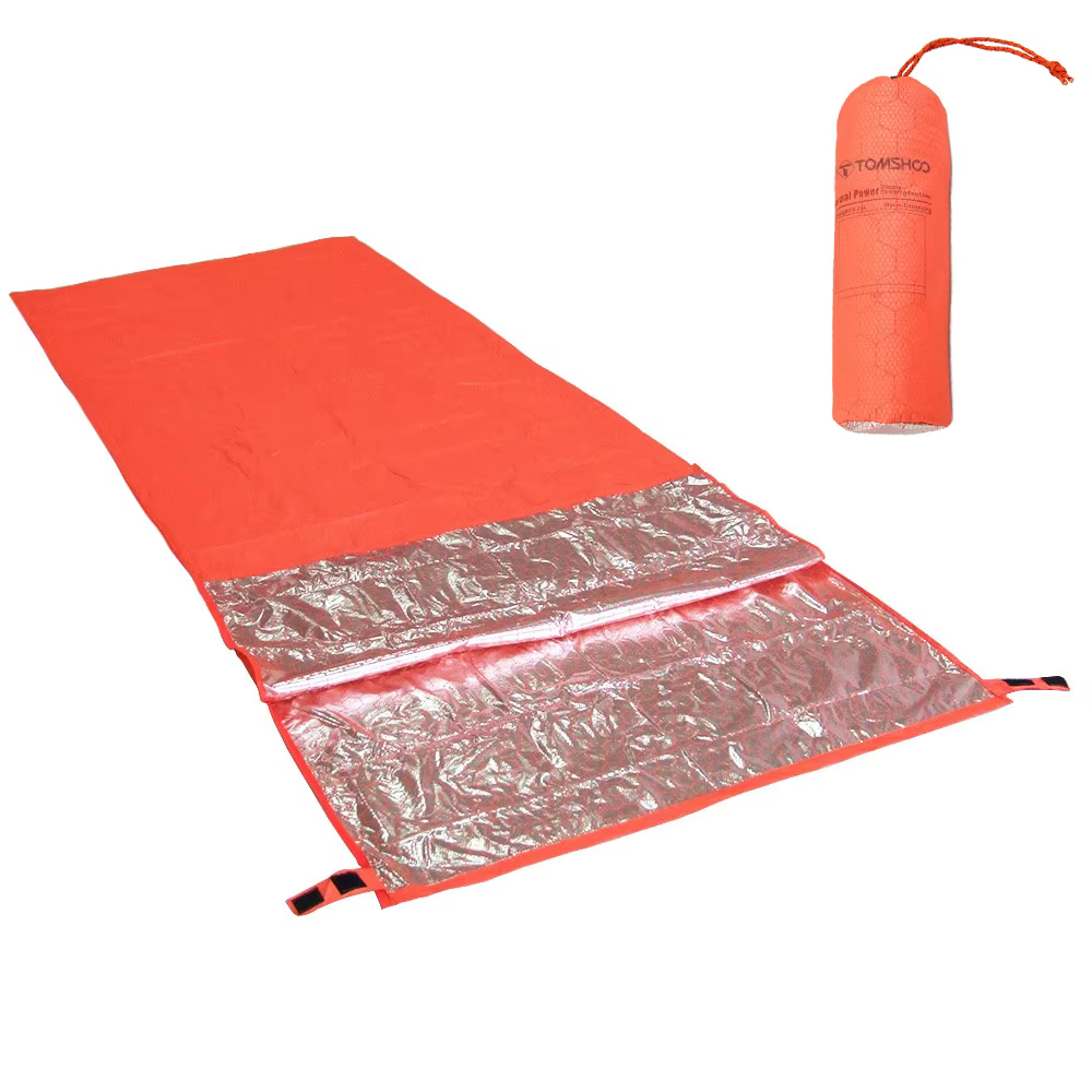 Tomshoo – sac de couchage thermique étanche et léger, équipement de survie pour randonnée en plein a