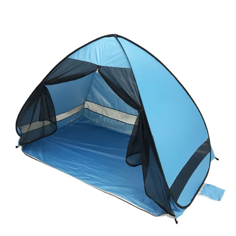 Tente à ouverture rapide pour 1 à 2 personnes, Protection UV anti-moustiques, rideau pare-soleil Por
