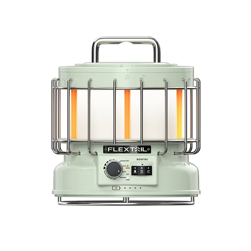 FLEXTAIL Lanterne de Camping 3 en 1, avec Batterie 9600mAh, Lampe Vintage Rechargeable, pour la Rand