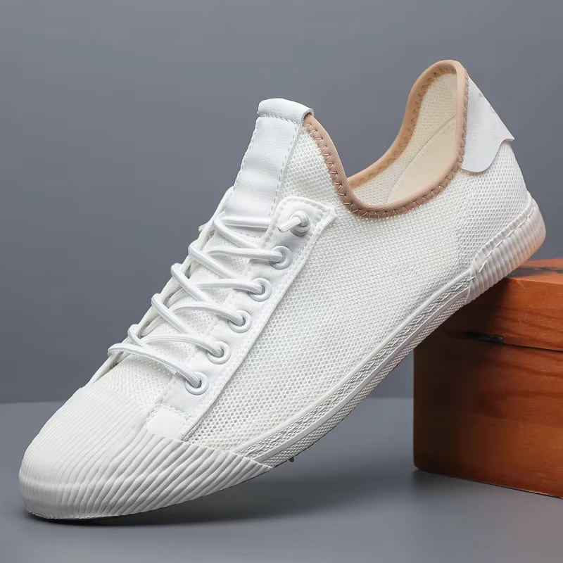 Chaussures en toile à lacets pour hommes, baskets confortables et décontractées, 2023, offre spécial