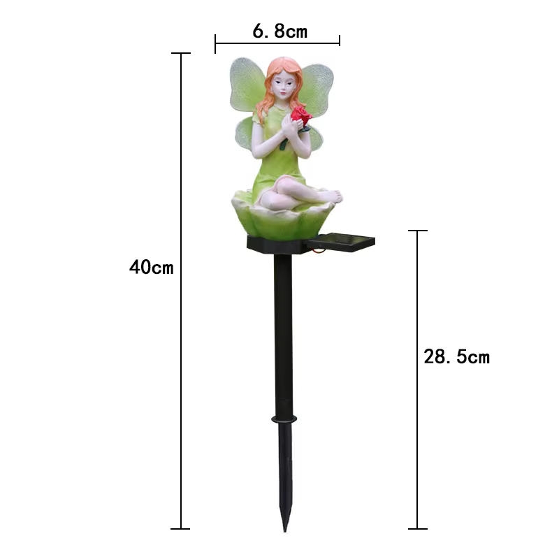 LED solaire fleur fée lumière extérieure étanche piquet lampe pour maison jardin pelouse cour pot de