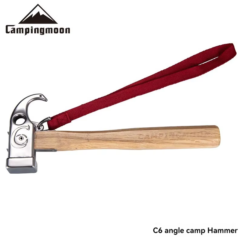 CAMPINGMOON C6 Camping marteau extérieur acier inoxydable Angle Viper Camping marteau marteau sol cl