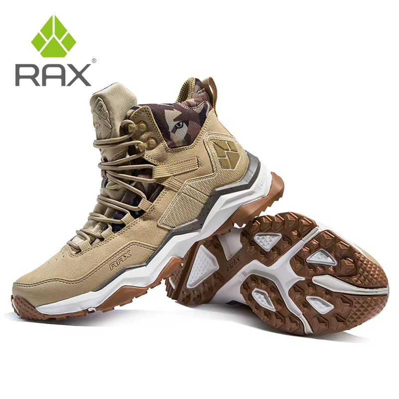 RAX2025 automne/hiver chaussures de randonnée et d'alpinisme imperméables, chaudes et antidérapantes
