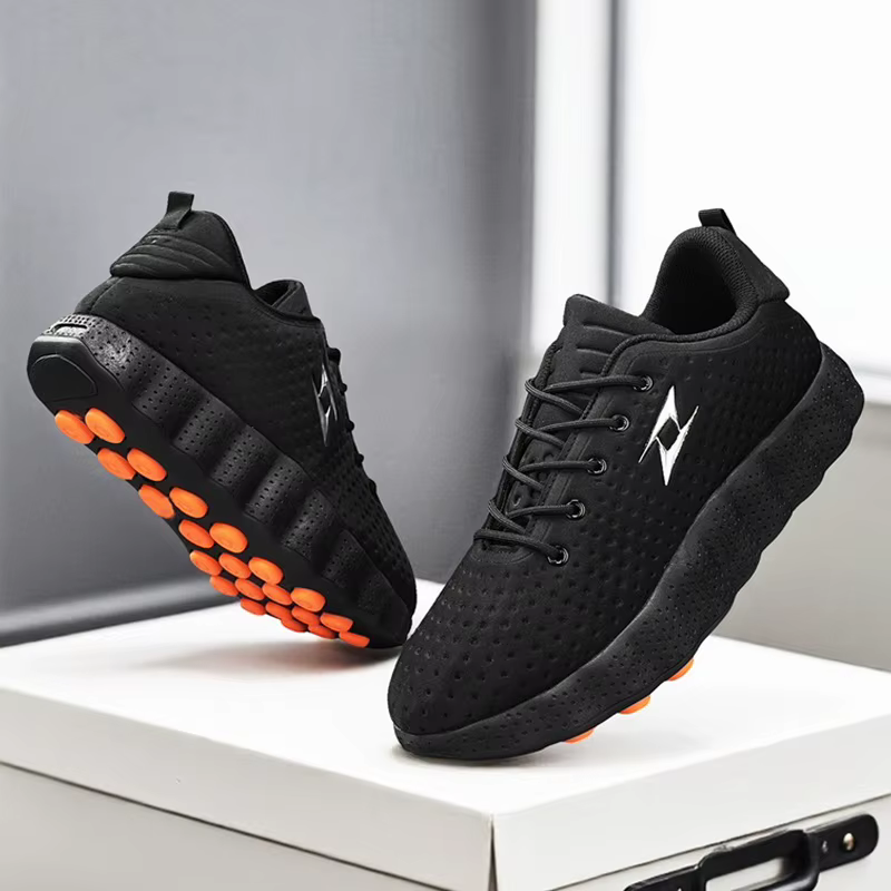 Chaussures de course confortables pour hommes, respirantes, à semelle épaisse, antidérapantes, chaus