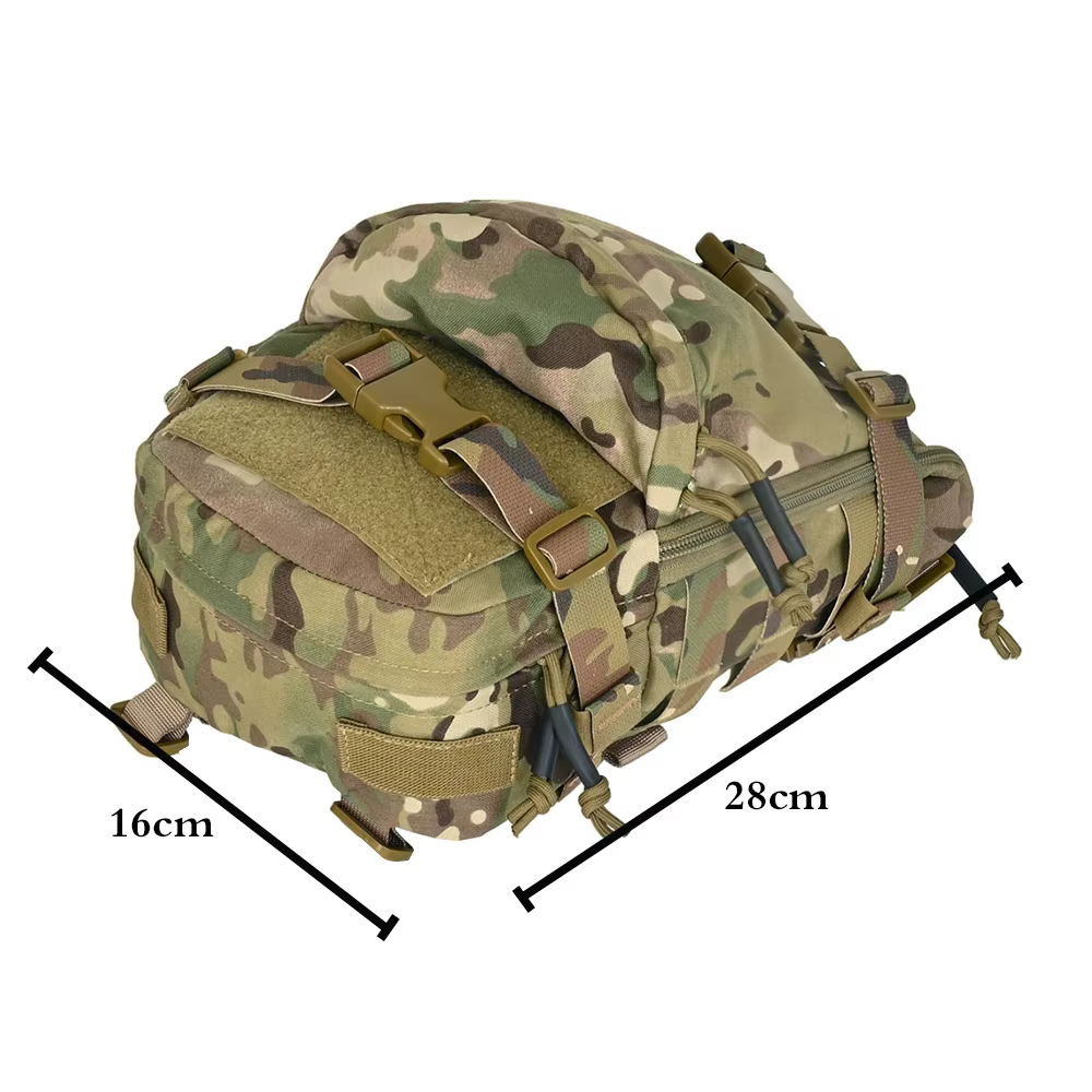 Tactifans Mini sac d'hydratation MOLLE panneau arrière d'eau poche de vessie gilet tactique Airsoft 
