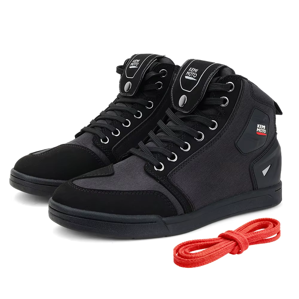 KEMIMOTO – chaussures de moto pour hommes, bottes courtes décontractées d'été, protection anti-colli
