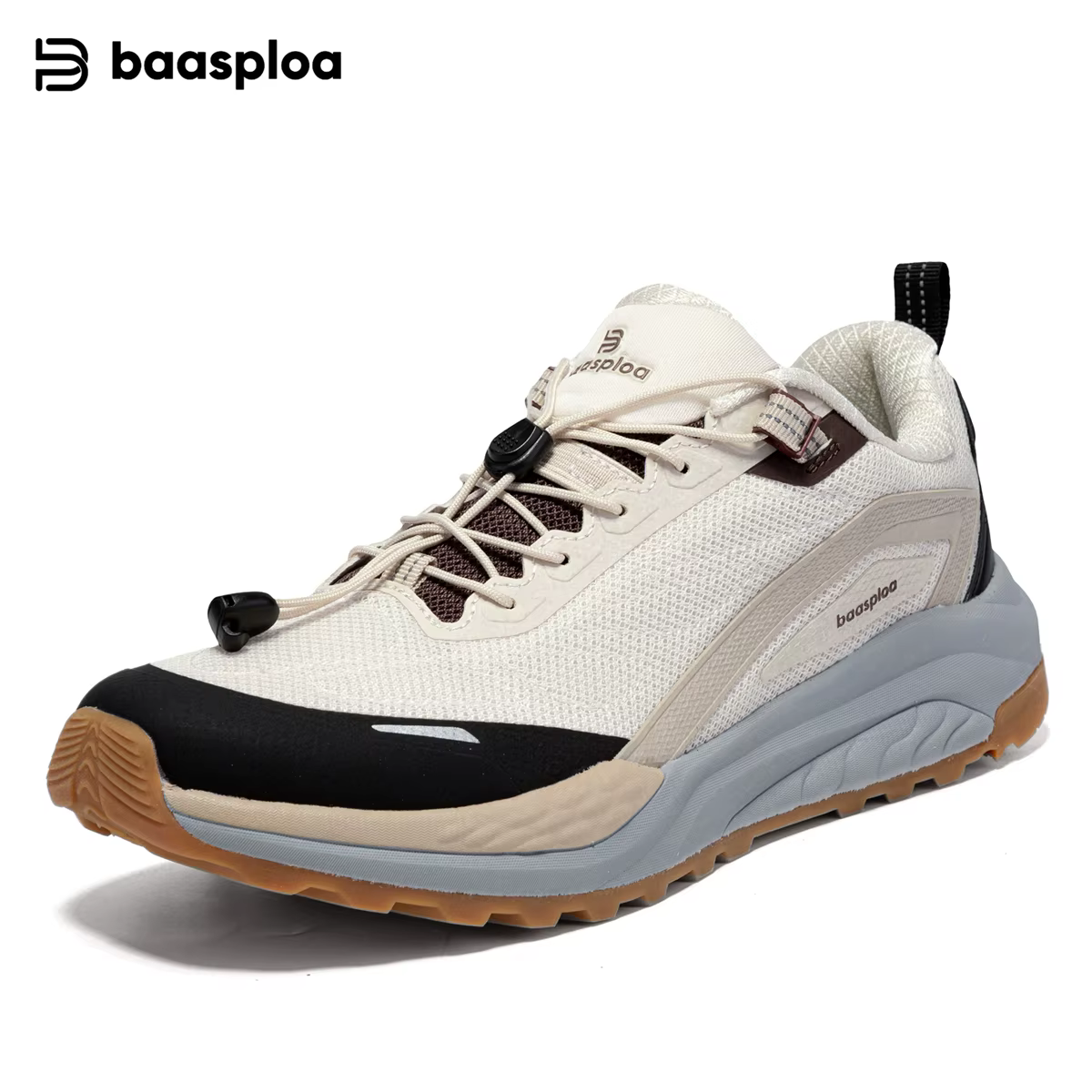 Baasploa chaussures de randonnée d'été hommes maille respirant confort hommes chaussures en plein ai