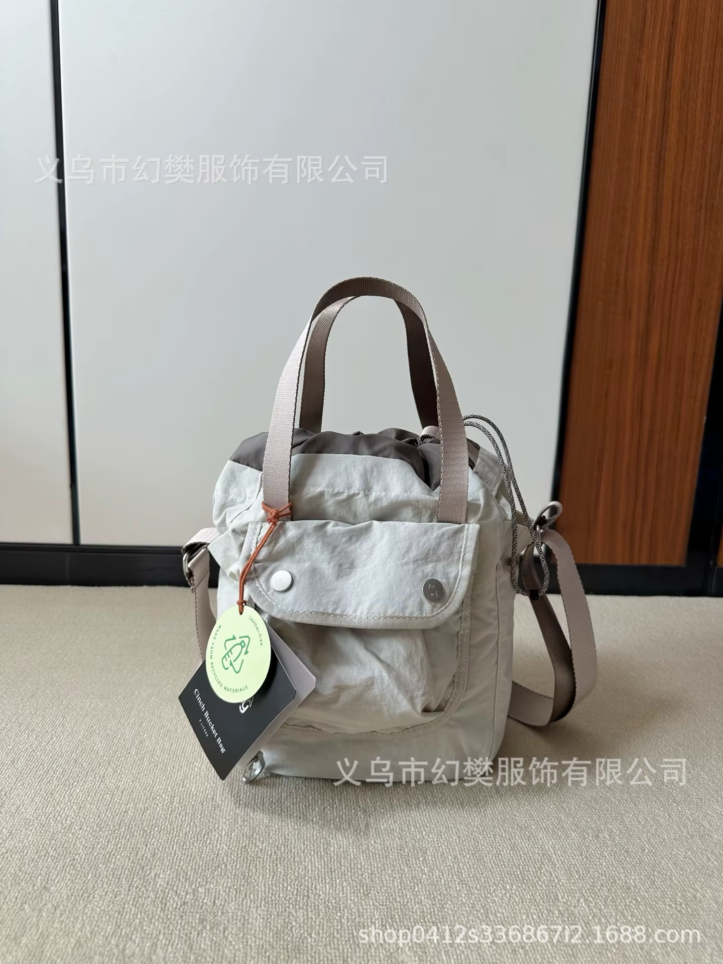 Sac seau décontracté pour le camping en plein air, sac bandoulière pour femme, léger, en polyester, 