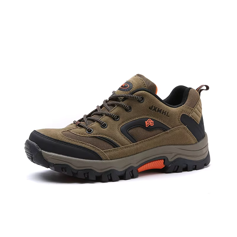 Chaussures de randonnée pour hommes en daim, chaussures d'extérieur résistantes à l'usure, chaussure