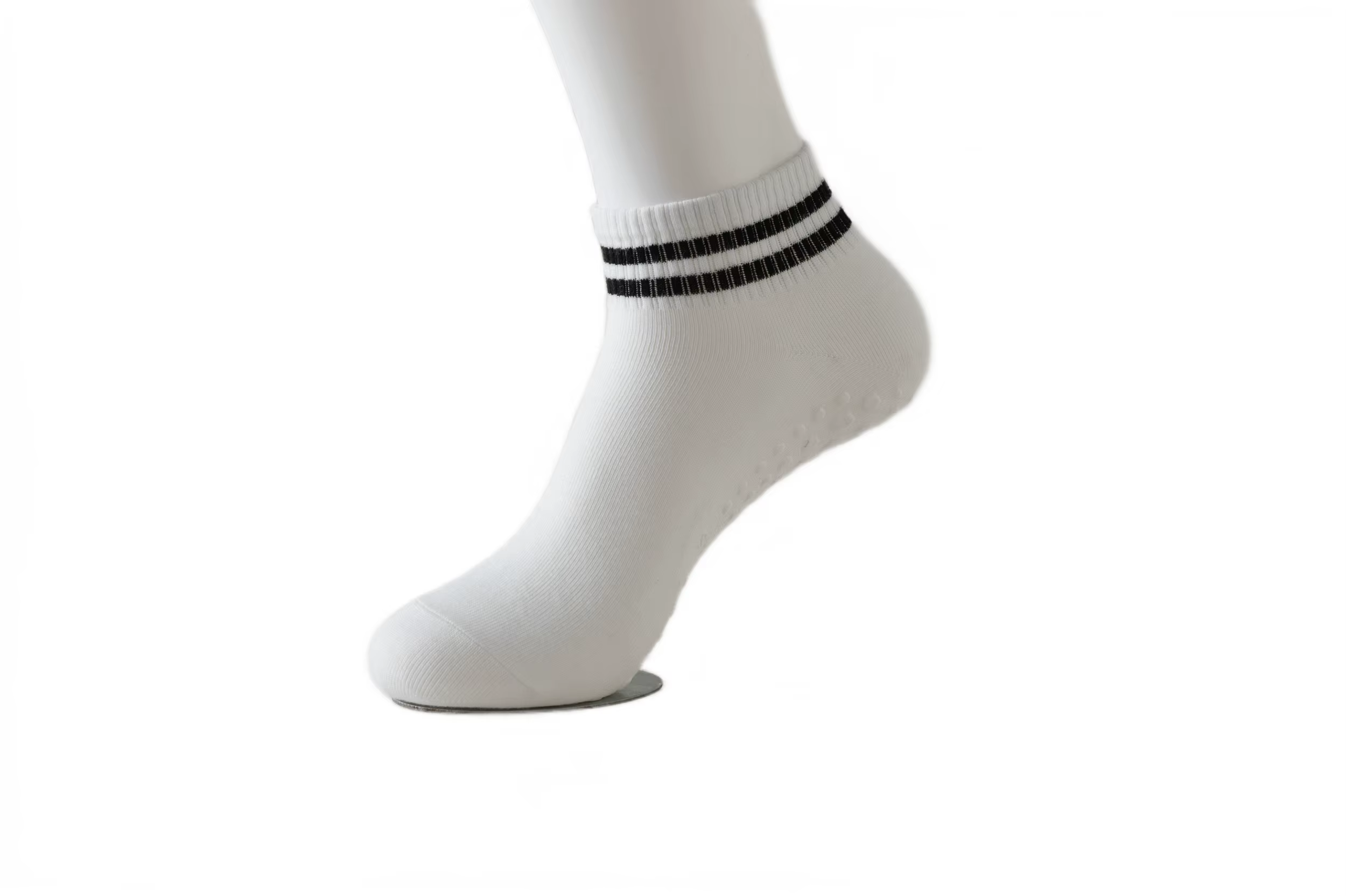 Chaussettes coordonnantes pour femmes, chaussettes de yoga, pilates, à double bande, pour l'entraîne