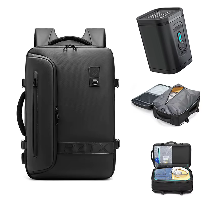Voyage hommes sac à dos pour ordinateur portable étendu compression sous vide randonnée sac à dos US