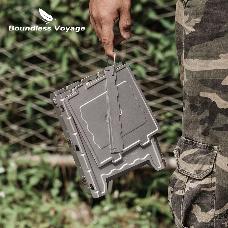 Boundless Voyage-Réchaud de camping en titane, réchaud à bois portable, multi-carburants, adapté pou