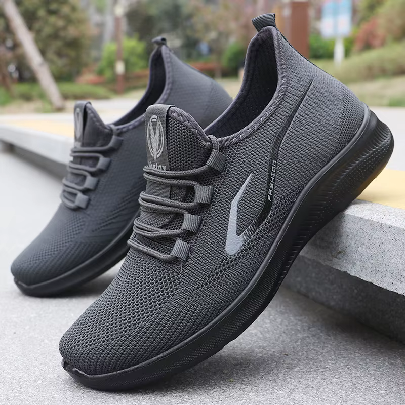 Chaussures de course décontractées pour hommes 2025 en polyuréthane TEMU, respirantes, style coréen,