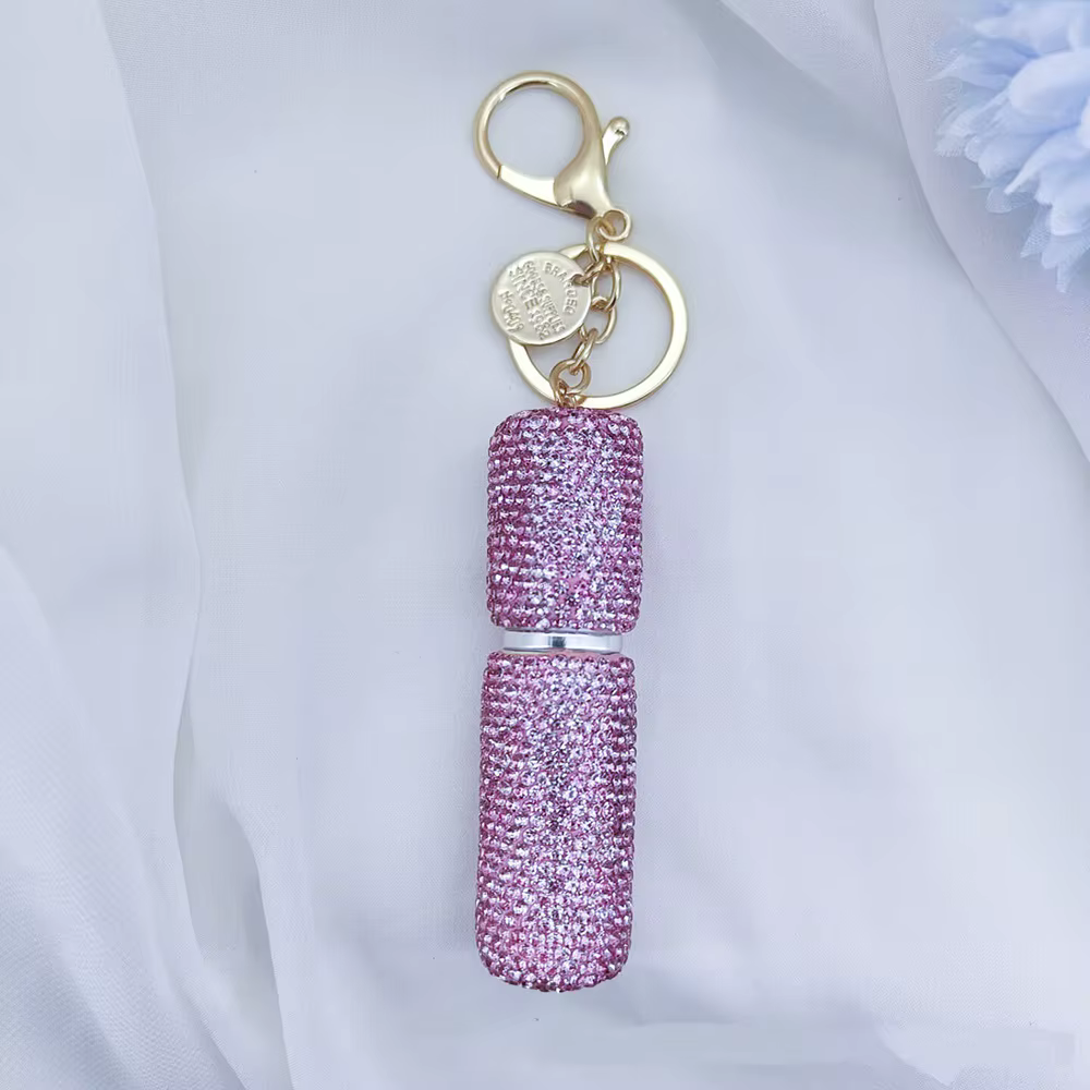 Porte-clés accessoire bouteille de pulvérisation de parfum Portable flacons en verre rechargeables a