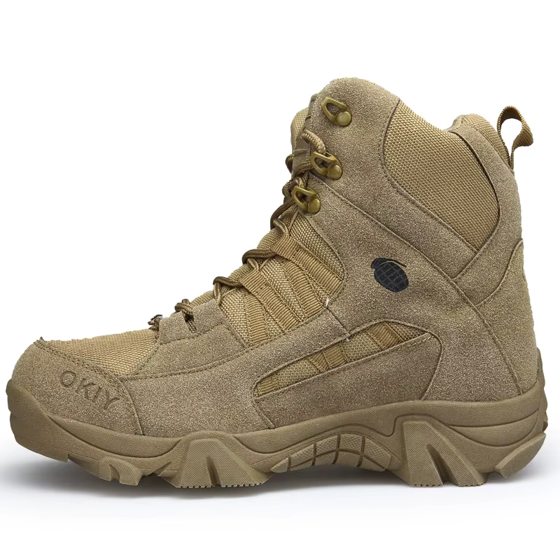 Bottes de randonnée pour hommes, semelles épaisses antidérapantes, à la mode, décontractées, confort