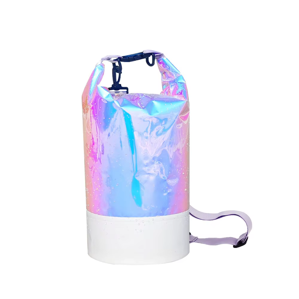 Sac sec étanche 10L/20L, grande capacité avec bretelles, sac seau de natation, sac à dos pliable et 