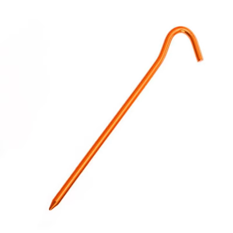 Piquets de tente ronds en aluminium de 18cm, 10 pièces/lot, piquets de tente en alliage, clous d'ext