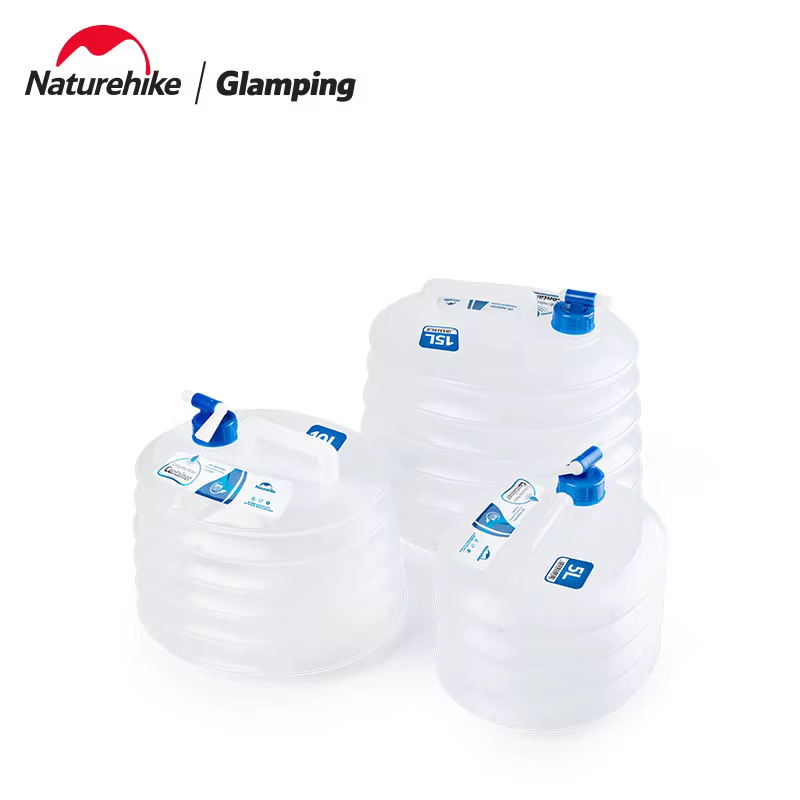 Naturehike Seau pliable pour le camping en plein air, seau pliable, bouteille d'eau pliable, sac d'e