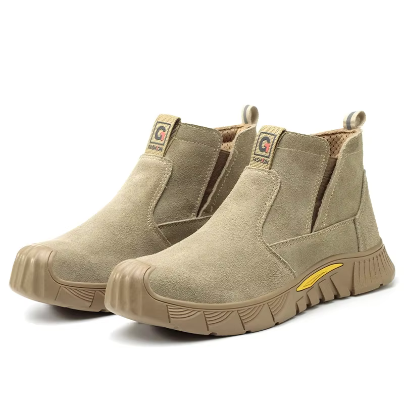 Bottes de sécurité pour hommes, chaussures de sécurité pour soudeur, Anti-écrasement, indestructible
