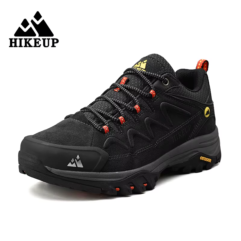 HIKEUP – chaussures de randonnée en cuir pour hommes, baskets de randonnée en plein air, de tourisme