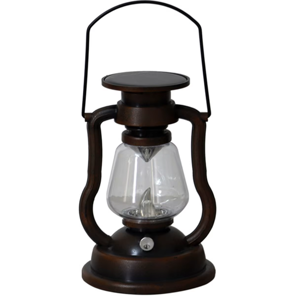 LED lumière solaire rétro lampe à huile LED solaire Portable bougie solaire scintillante sans flamme